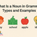 What Is a Noun in Grammar? Types and Examples