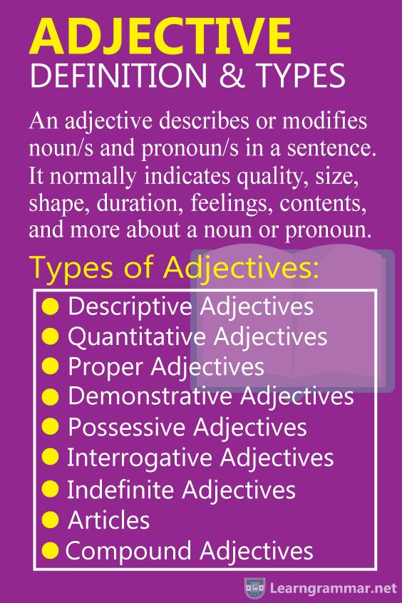 Adjective in Grammar